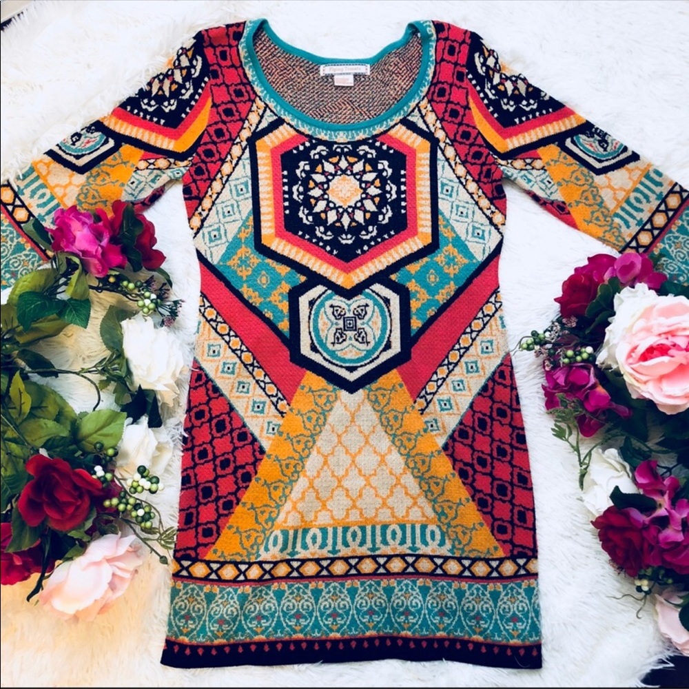 Anthropologie Flying Tomato Knit Dress / Tunic